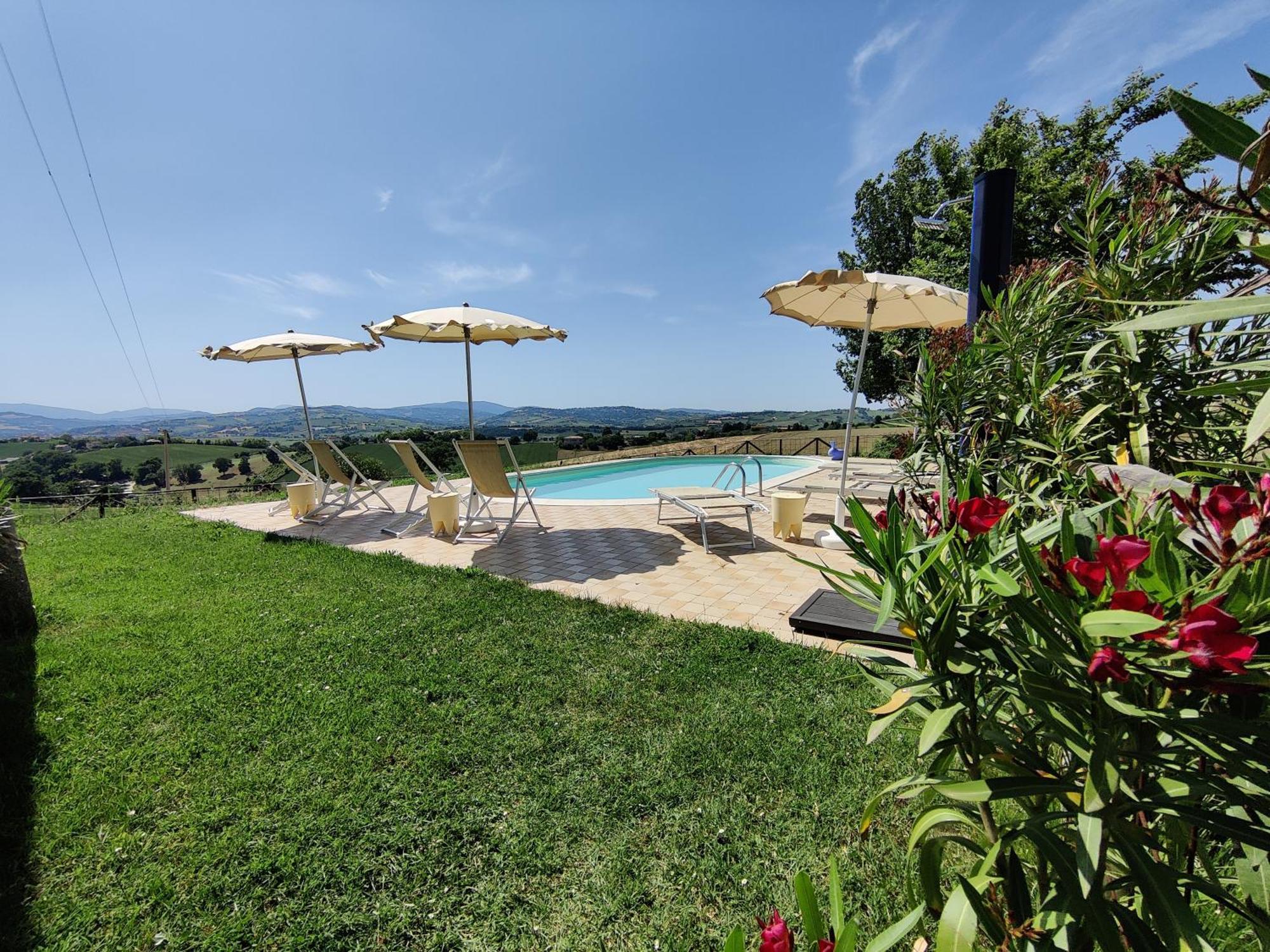 Rustico Del Bozzo Guest House Castelleone di Suasa Ngoại thất bức ảnh