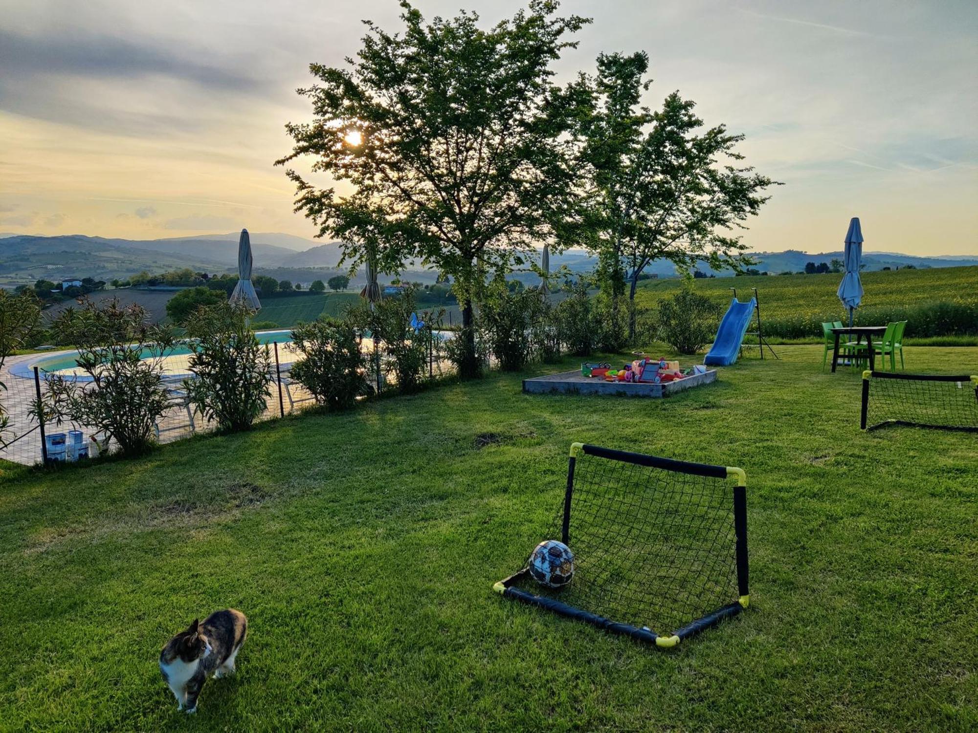 Rustico Del Bozzo Guest House Castelleone di Suasa Ngoại thất bức ảnh